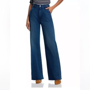 veronica beard taylor relaxed wide-leg high-rise jeans
